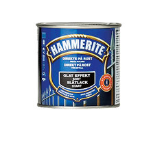 Hammerite metallmaling svart glatt effekt 250 ml